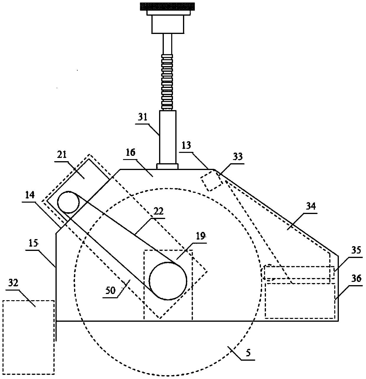 Suction type road surface cleaning device for sanitation vehicles