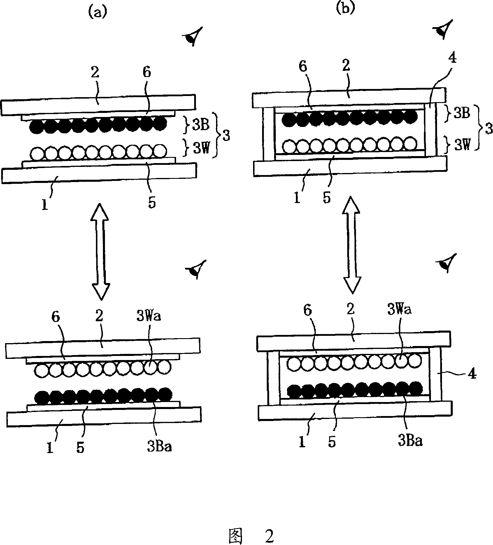 Particles for display media and information display panel using the particles