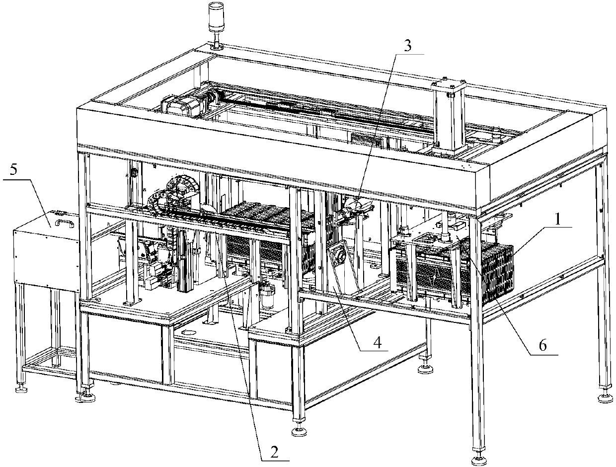 Full-automatic battery module locking device