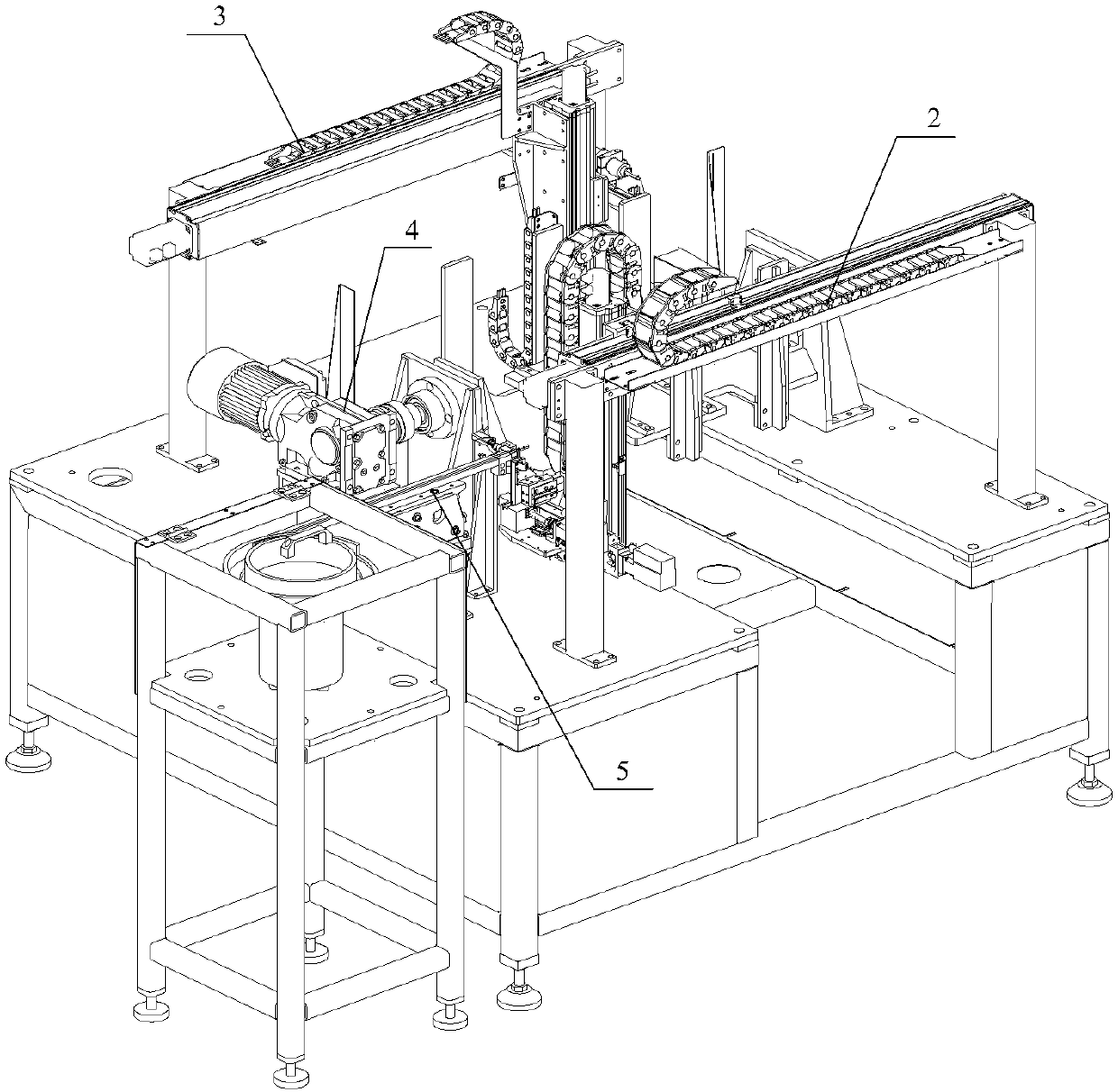 Full-automatic battery module locking device