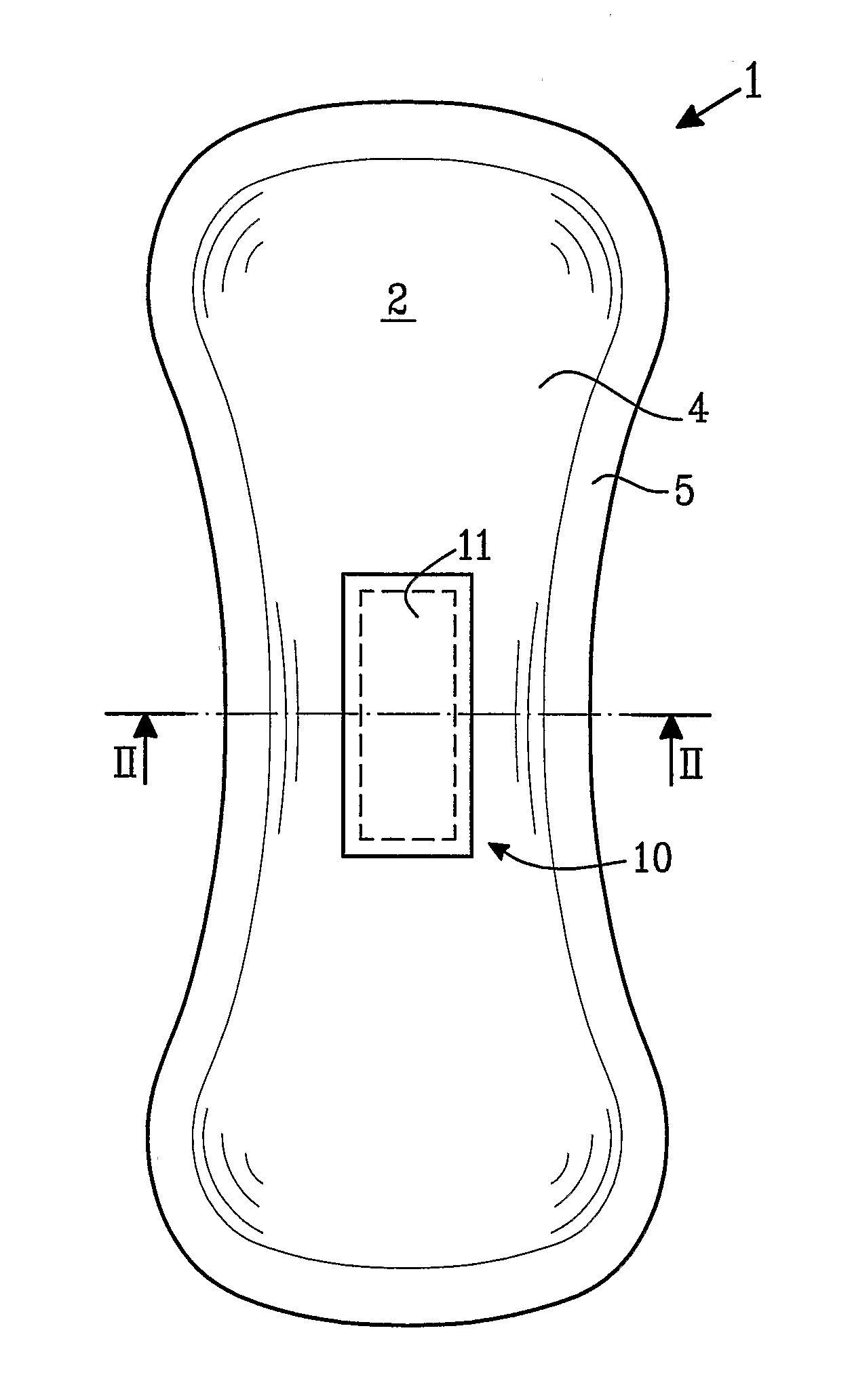 Water-vapour impermeable carrier member for use in an absorbent article