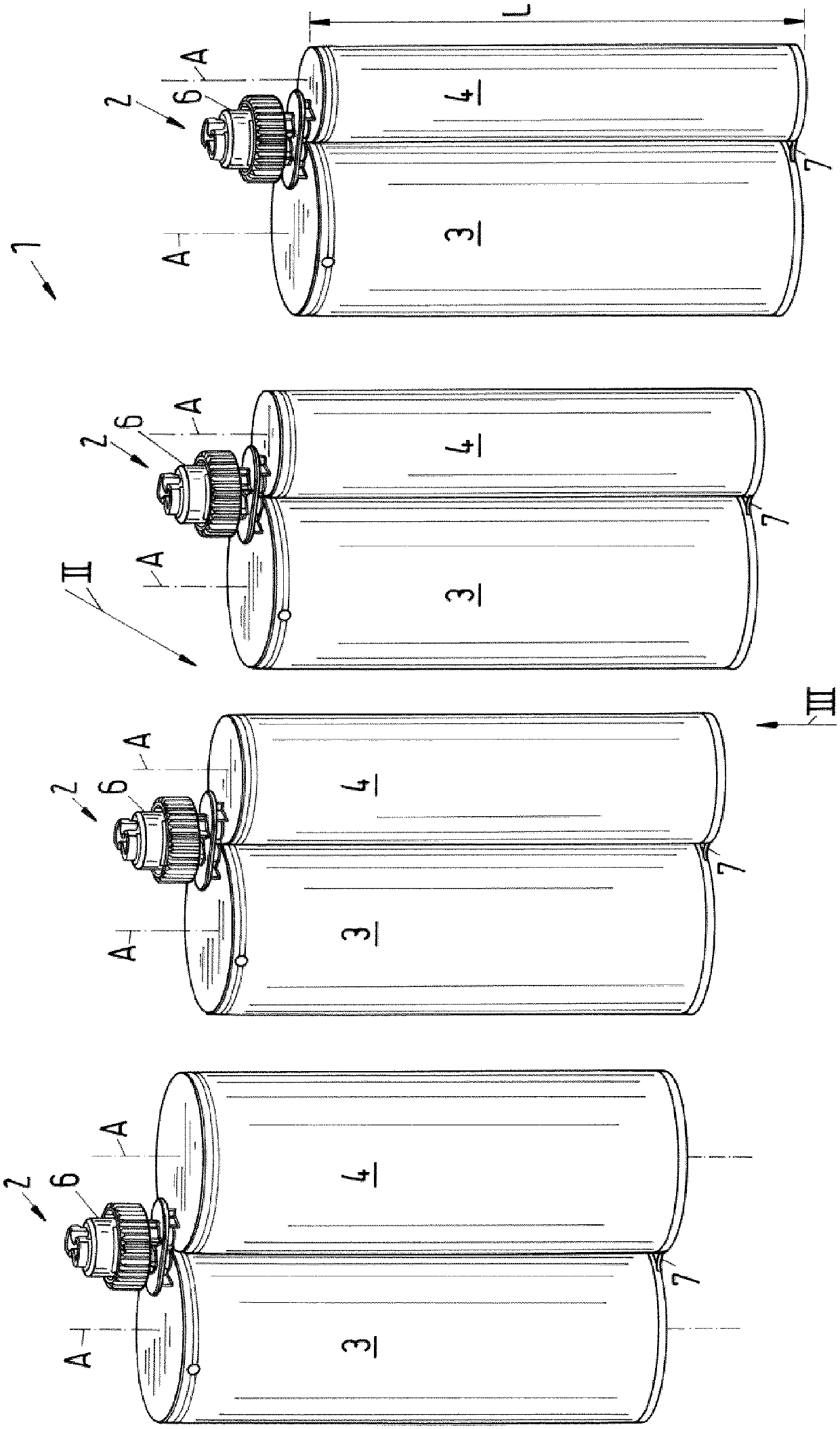 multi-component cartridge