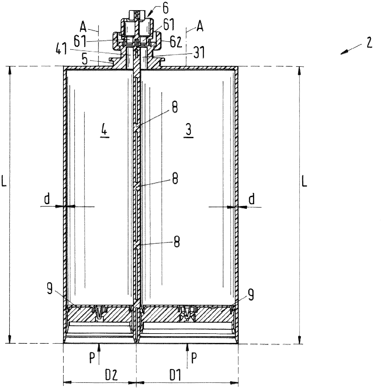 multi-component cartridge