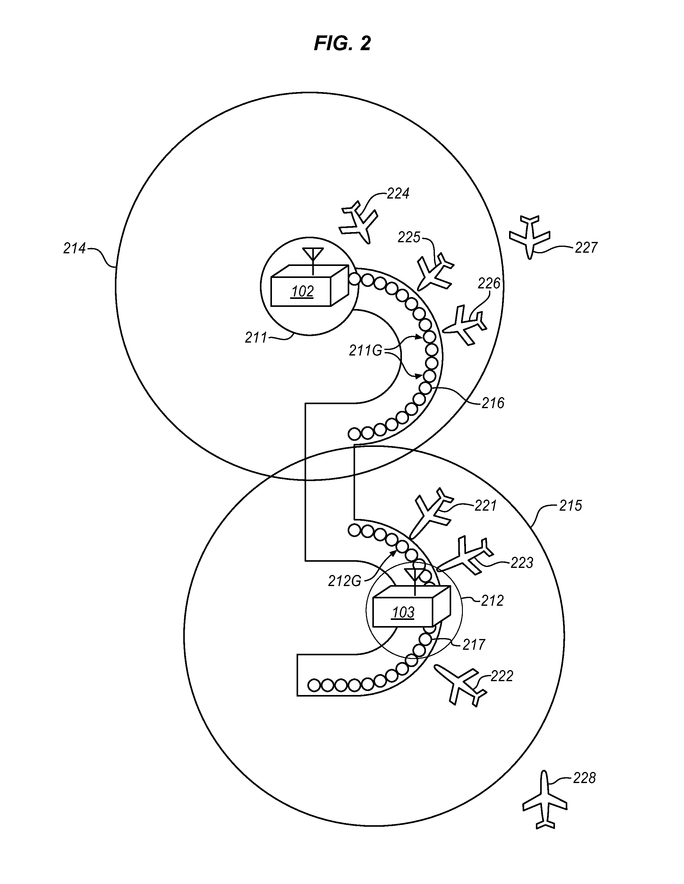 Mesh network based automated upload of content to aircraft