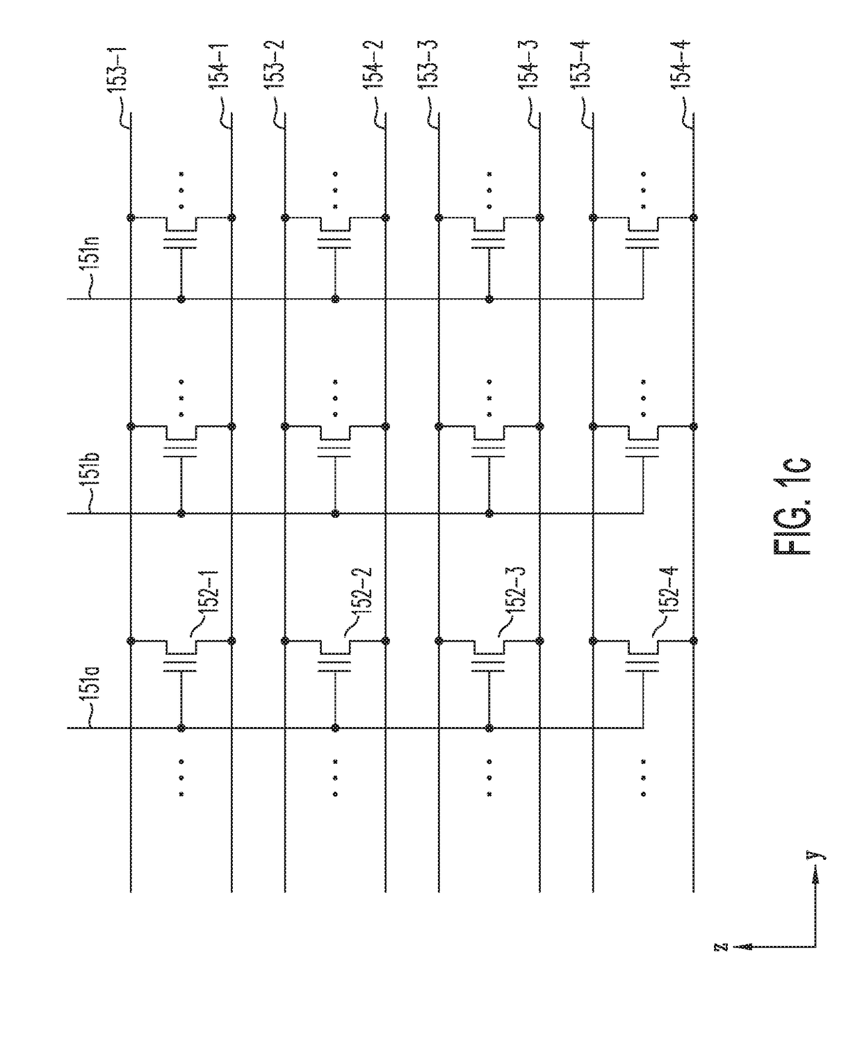 Capacitive-Coupled Non-Volatile Thin-Film Transistor Strings in Three Dimensional Arrays