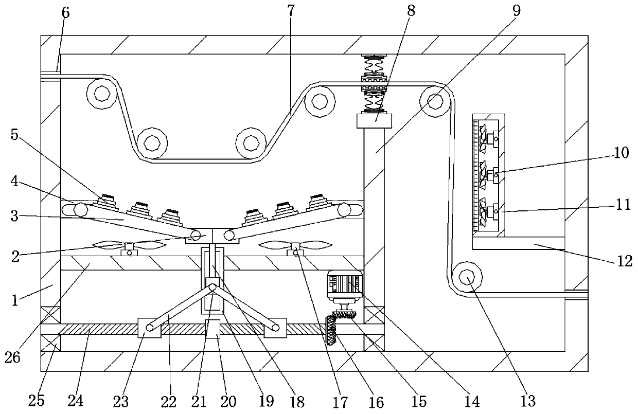 Cloth drying device for textile processing