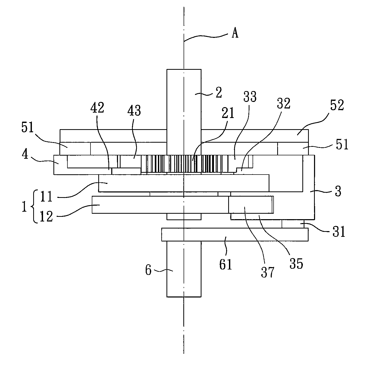 Transmission mechanism with intermittent output movement