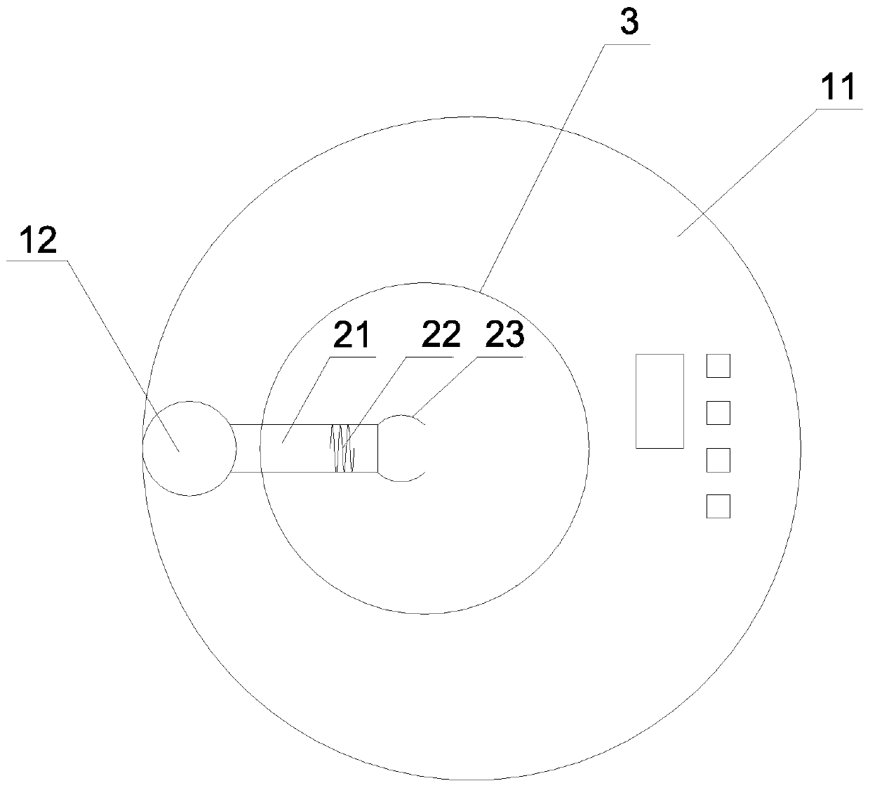 Temperature control oscillator for titration