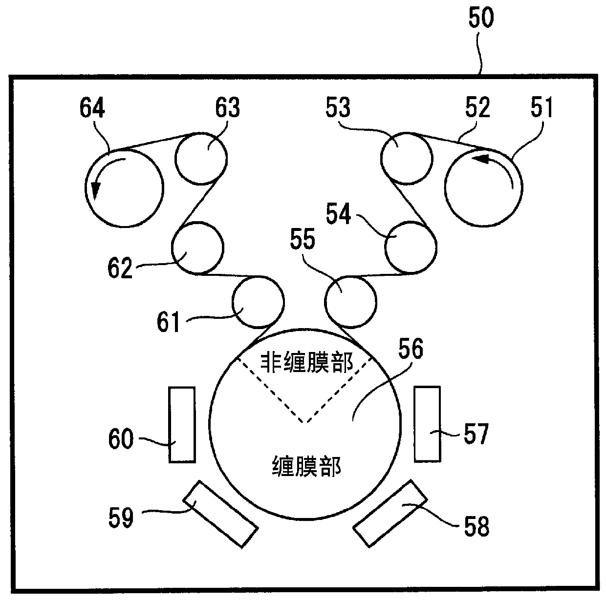 Can roll, long-substrate processing device, and method for managing long-substrate processing device