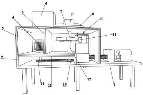 Rapid edge grinding device for brake pad