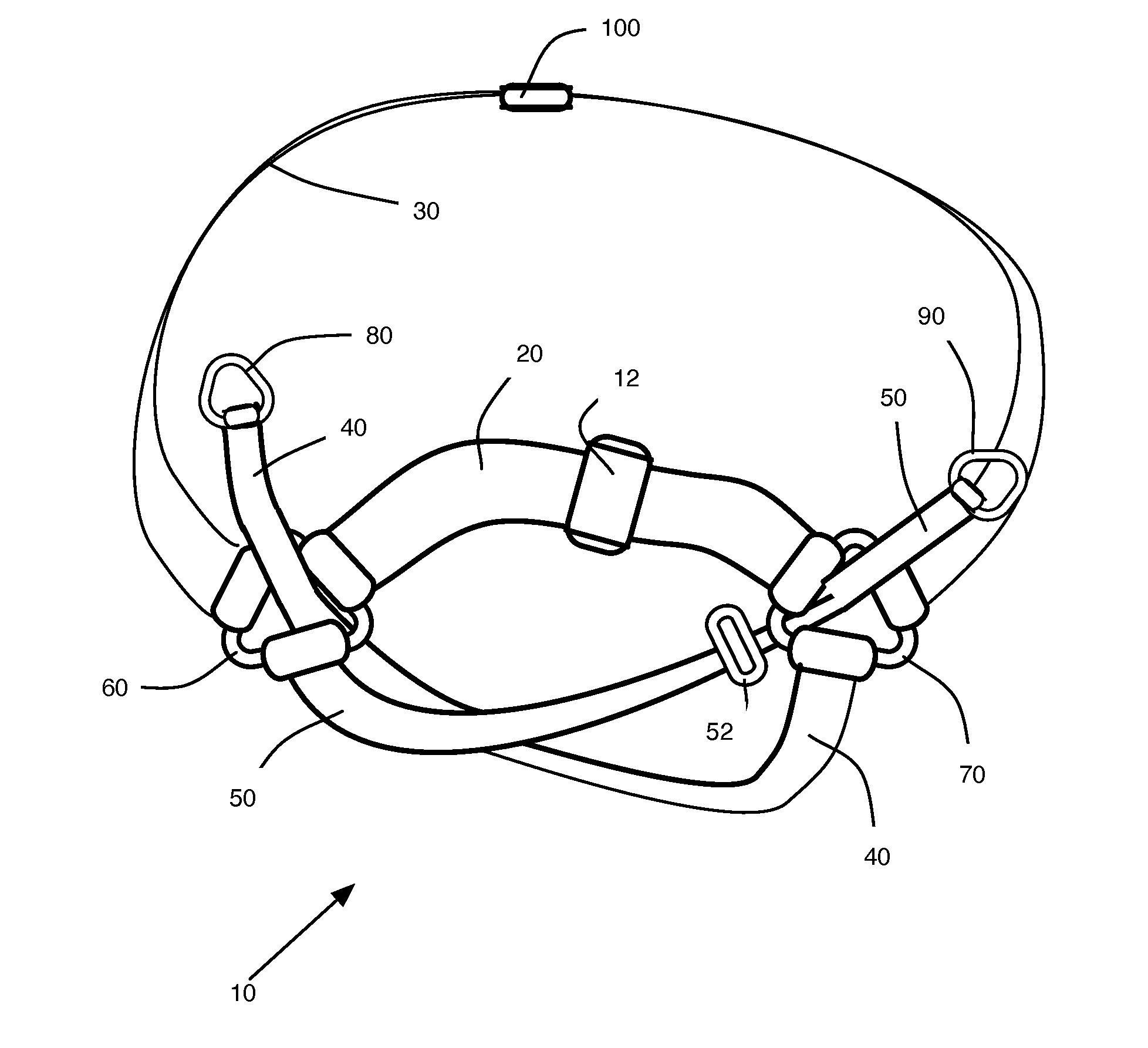 Animal Harness Device and Method