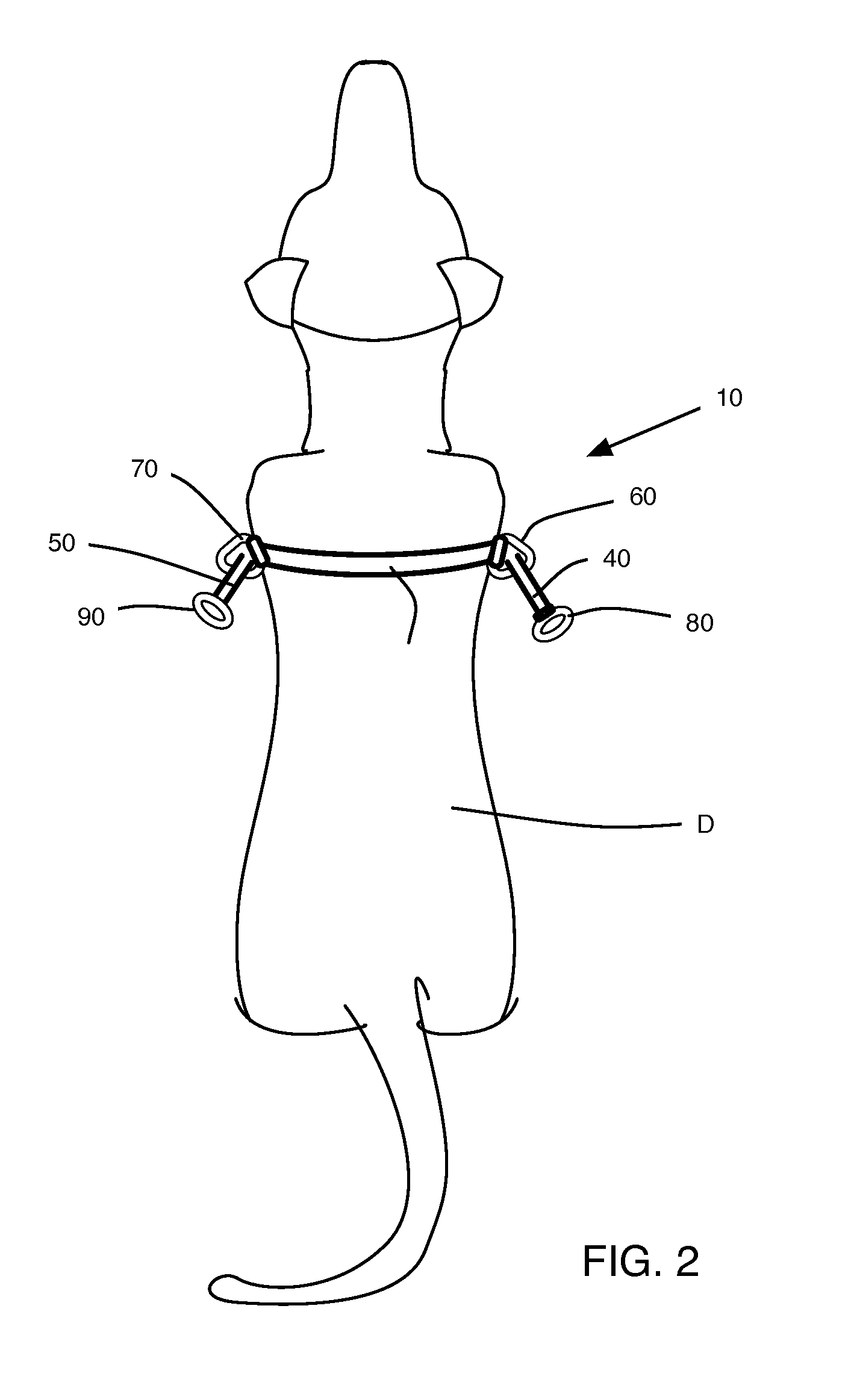 Animal Harness Device and Method