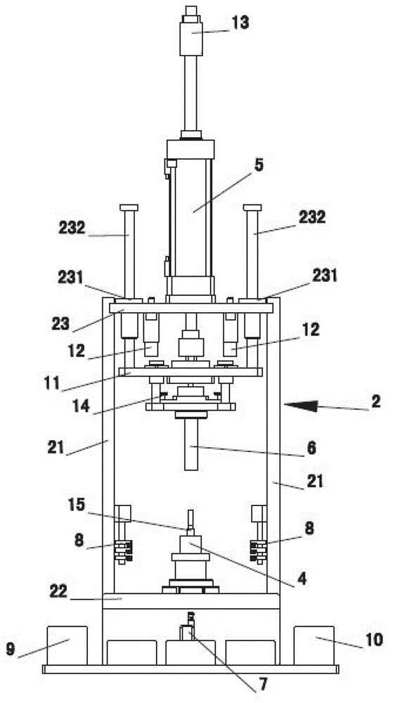 Detection device of bonding strength between rotor core and magnet ring