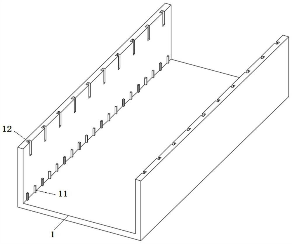 Cable slot convenient for rapid installation