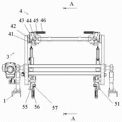 Box body turnover device