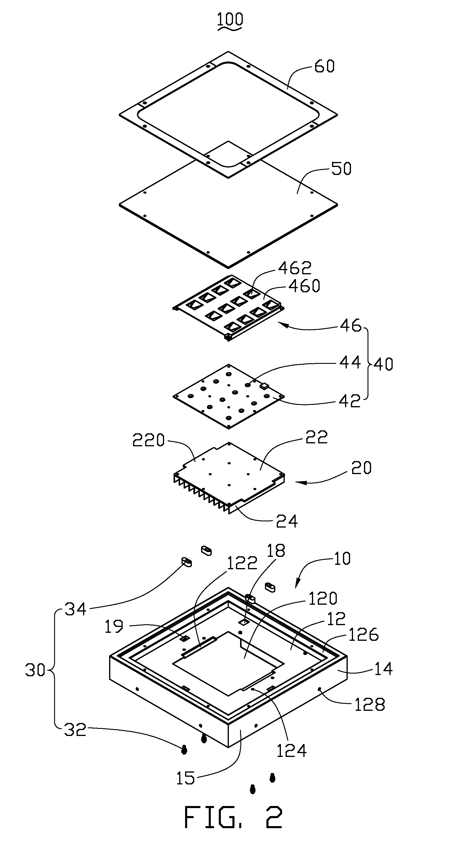 Light emitting module and LED lamp employing it