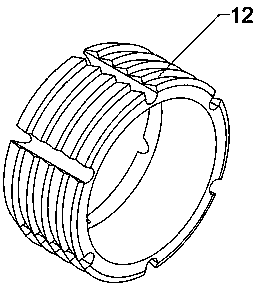 Single-slip large-diameter drilling-grinding-free composite bridge plug and setting method thereof