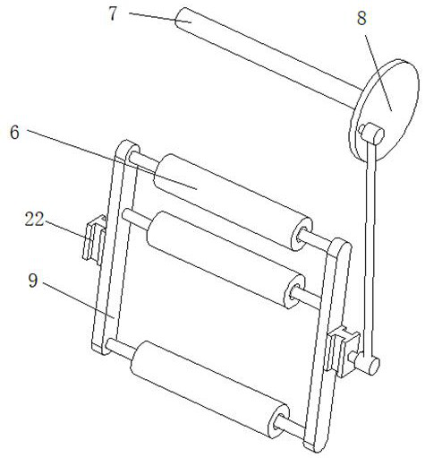 Shell pre-crushing treatment device for decorative material production