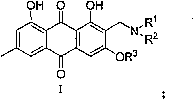 2-aminomethyl-9,10-anthraquinone derivative, its preparation method and application