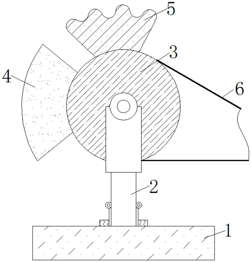 A frog-type rammer rammer plate crushing device