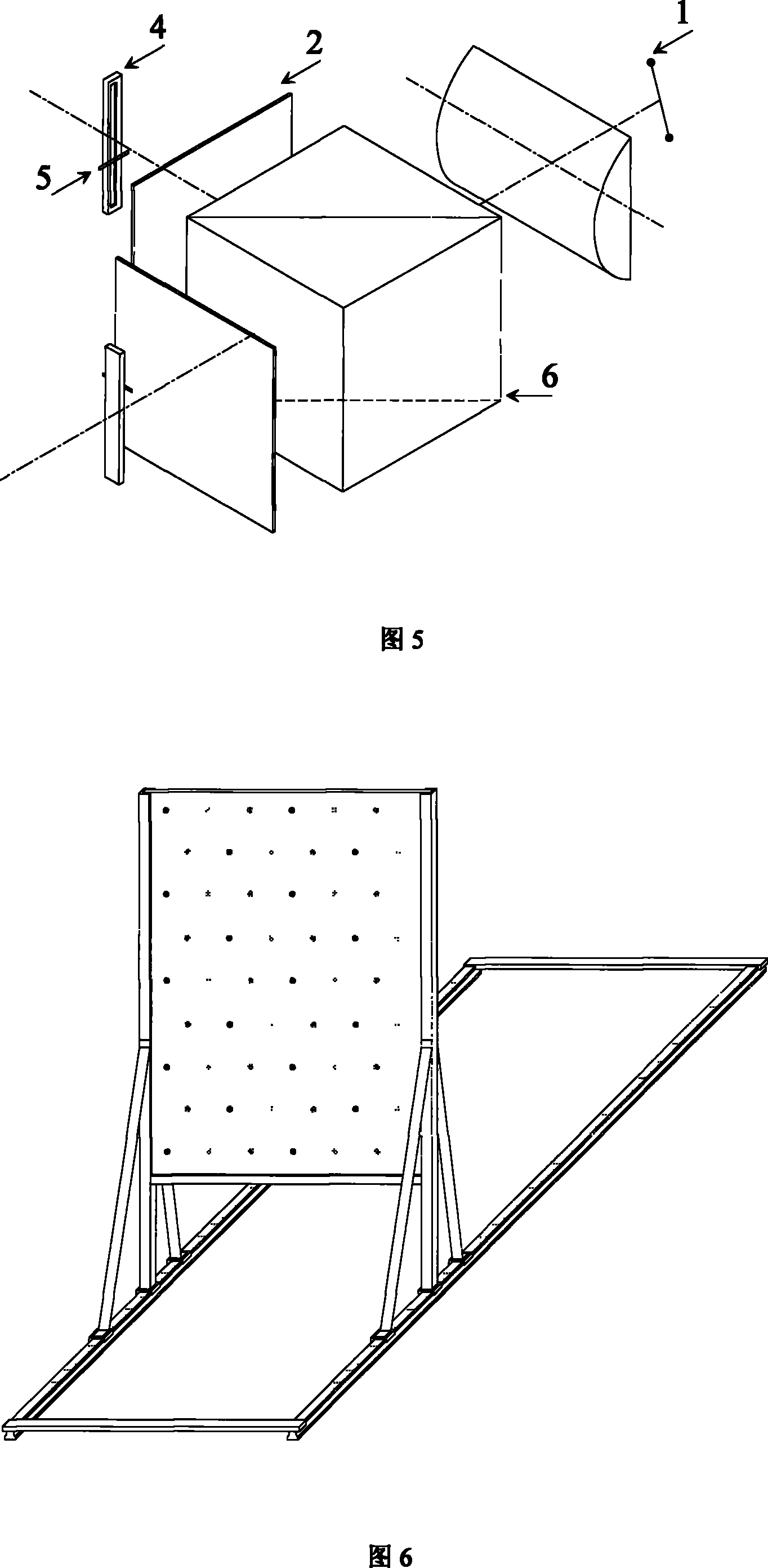 Linear array CCD spatial target posture based measuring systems and its measurement method