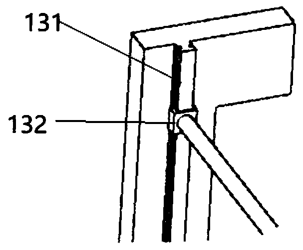 Continuous collecting, feeding and extruding integrated device for light wide-width net material