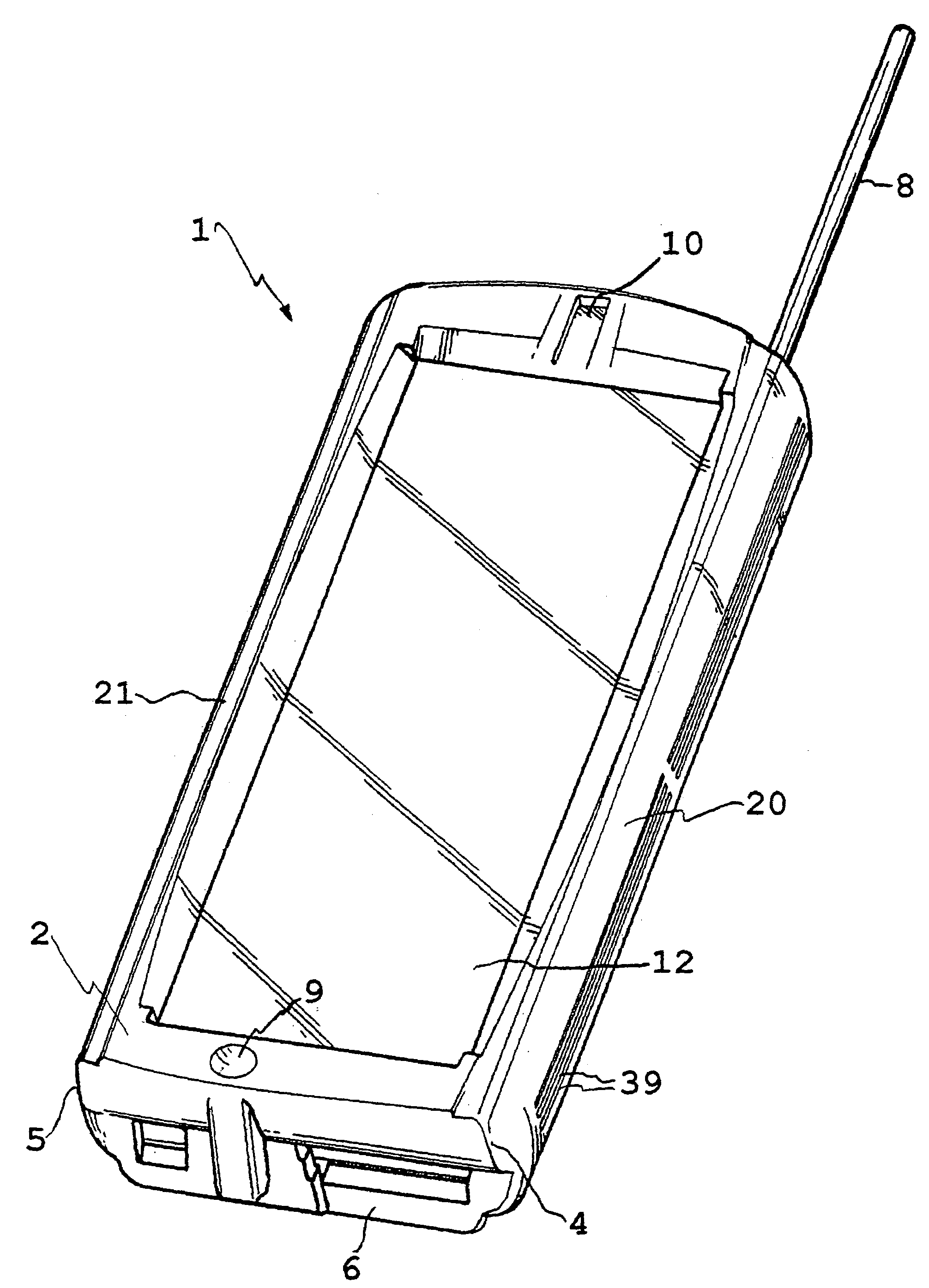 Handheld or pocketsized electronic apparatus and hand-controlled input device