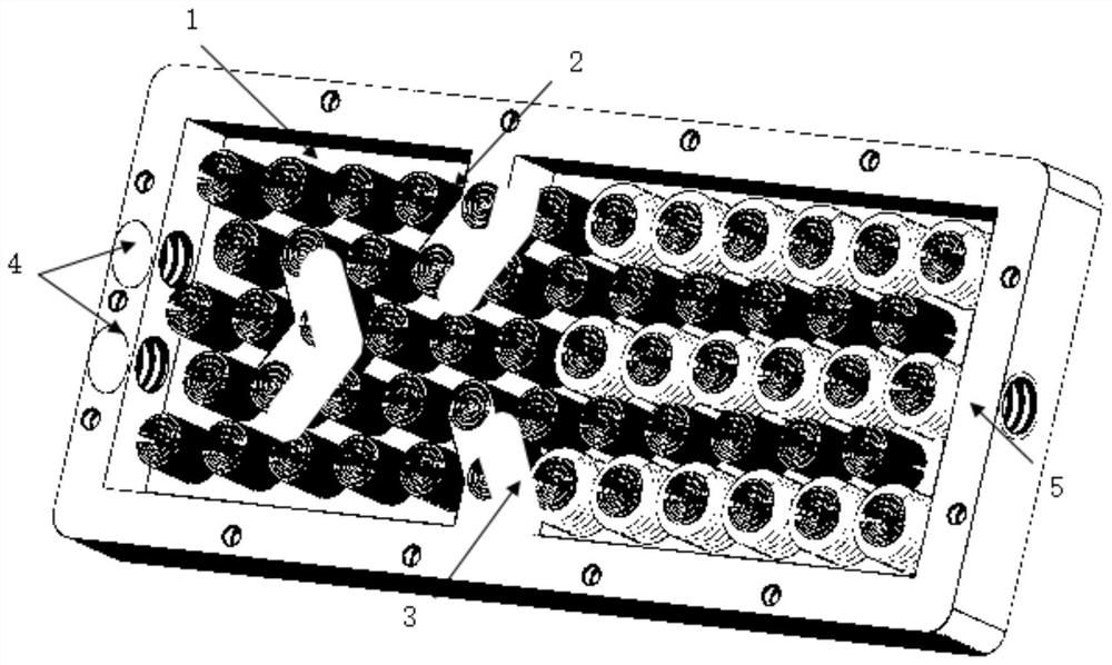 Airflow preheating assembly applied to separation analysis instrument and application