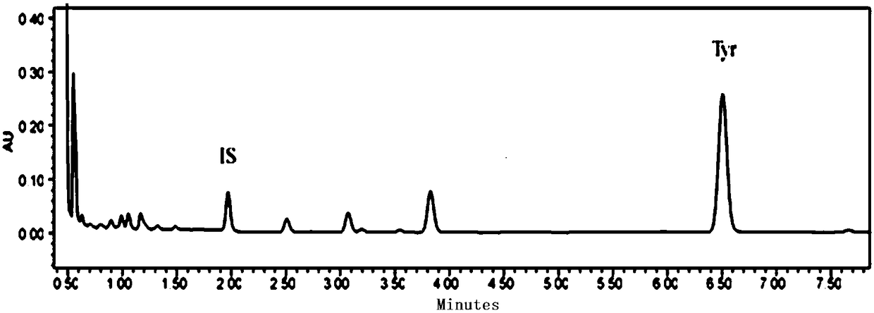 Detection method for content of tyramine in soy sauce