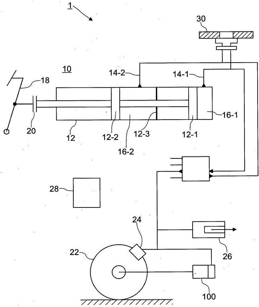 Brake system having a blending capability