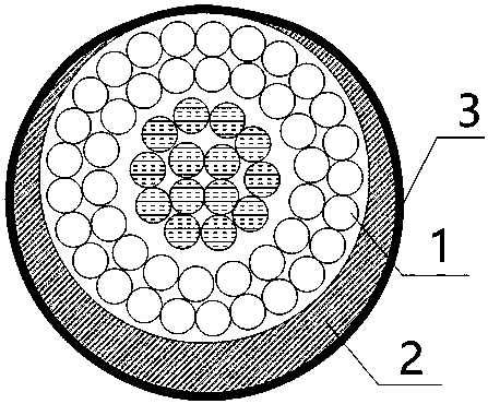 Protection device for current guiding conductor of super-high voltage and ultra-high voltage transmission line and installation method of protection device