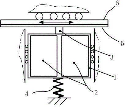 Working method of plate type linear piezoelectric motor based on in-plane mode