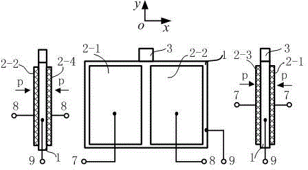 Working method of plate type linear piezoelectric motor based on in-plane mode