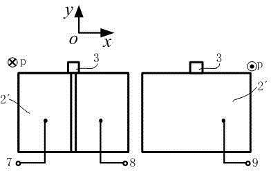 Working method of plate type linear piezoelectric motor based on in-plane mode