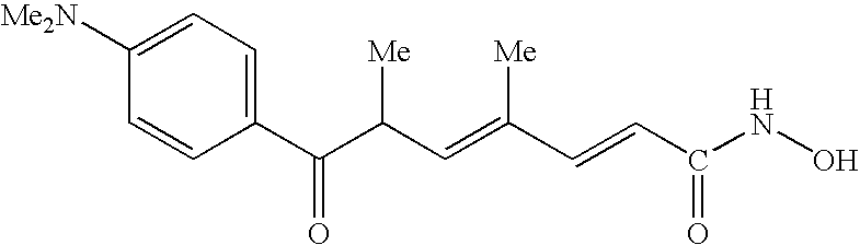 Carbamic acid compounds comprising an ester or ketone linkage as HDAC inhibitors