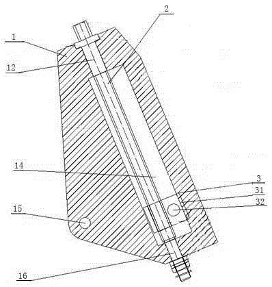 Screw-type adjusting plate for electric power line