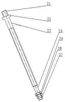 Screw-type adjusting plate for electric power line