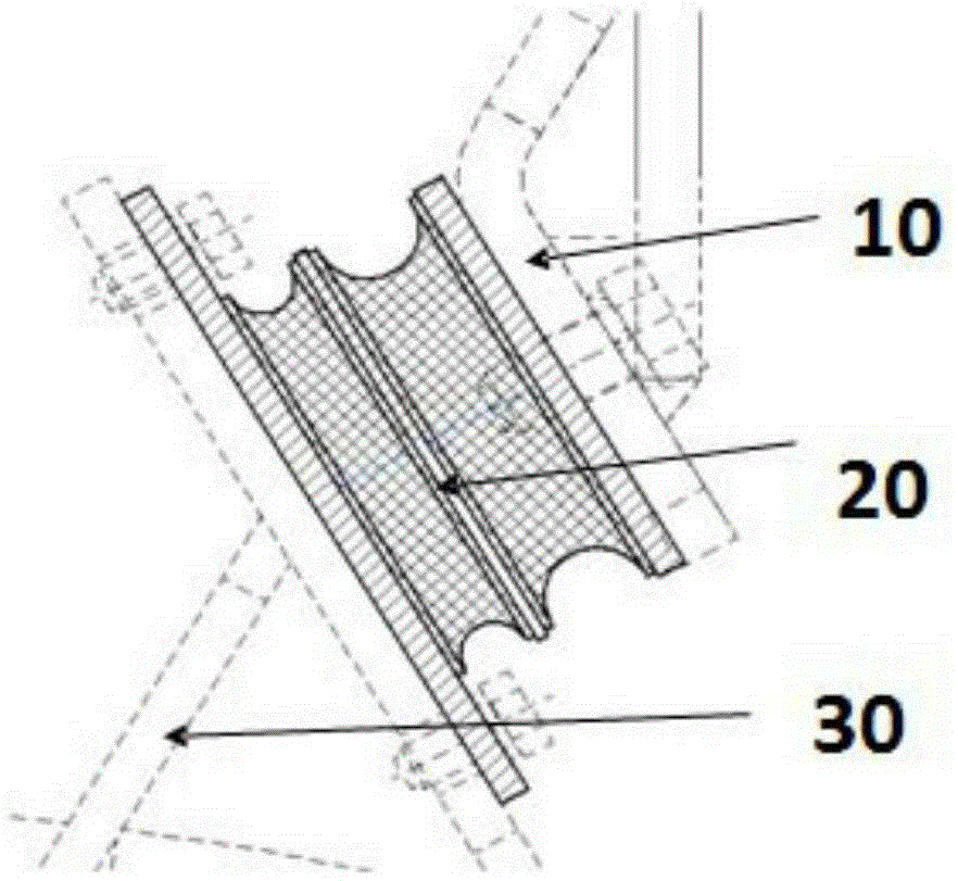 A kind of engine mount rubber pad assembly