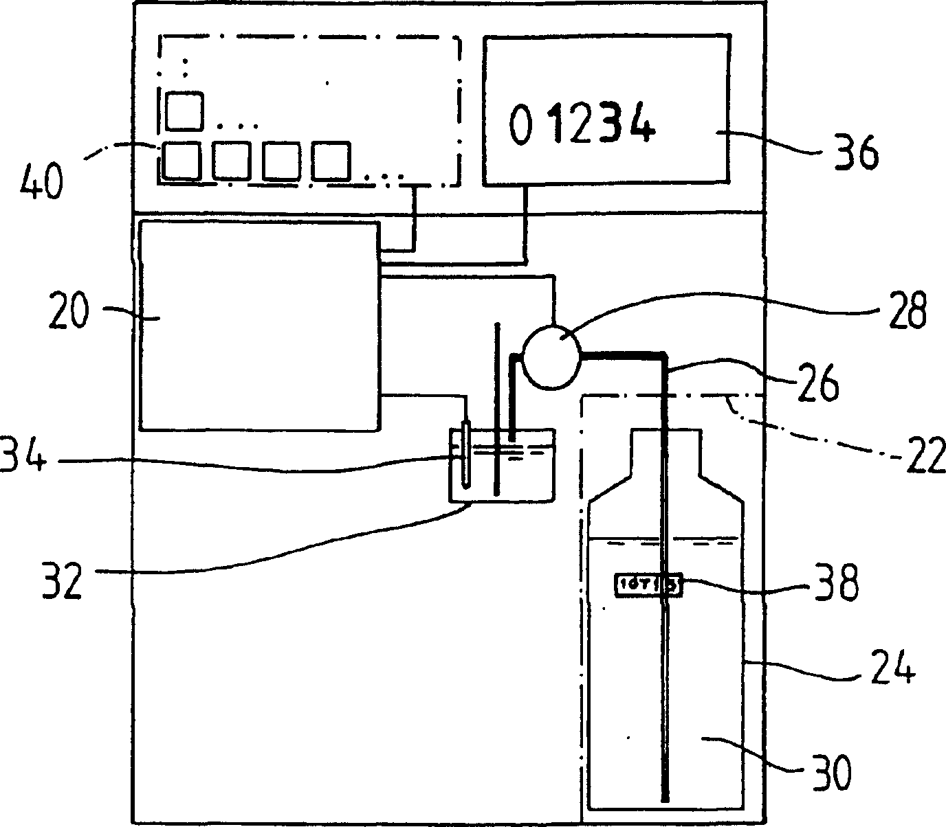 Inkjet printer for printing on goods