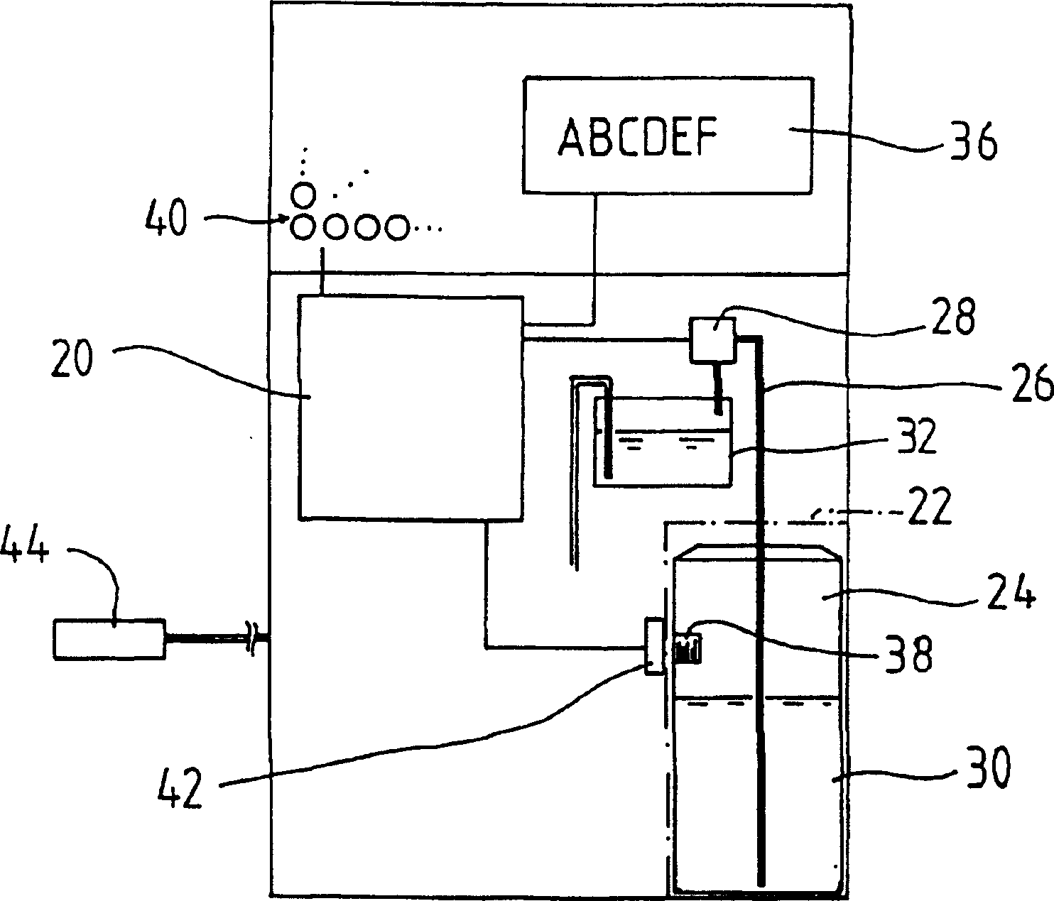 Inkjet printer for printing on goods