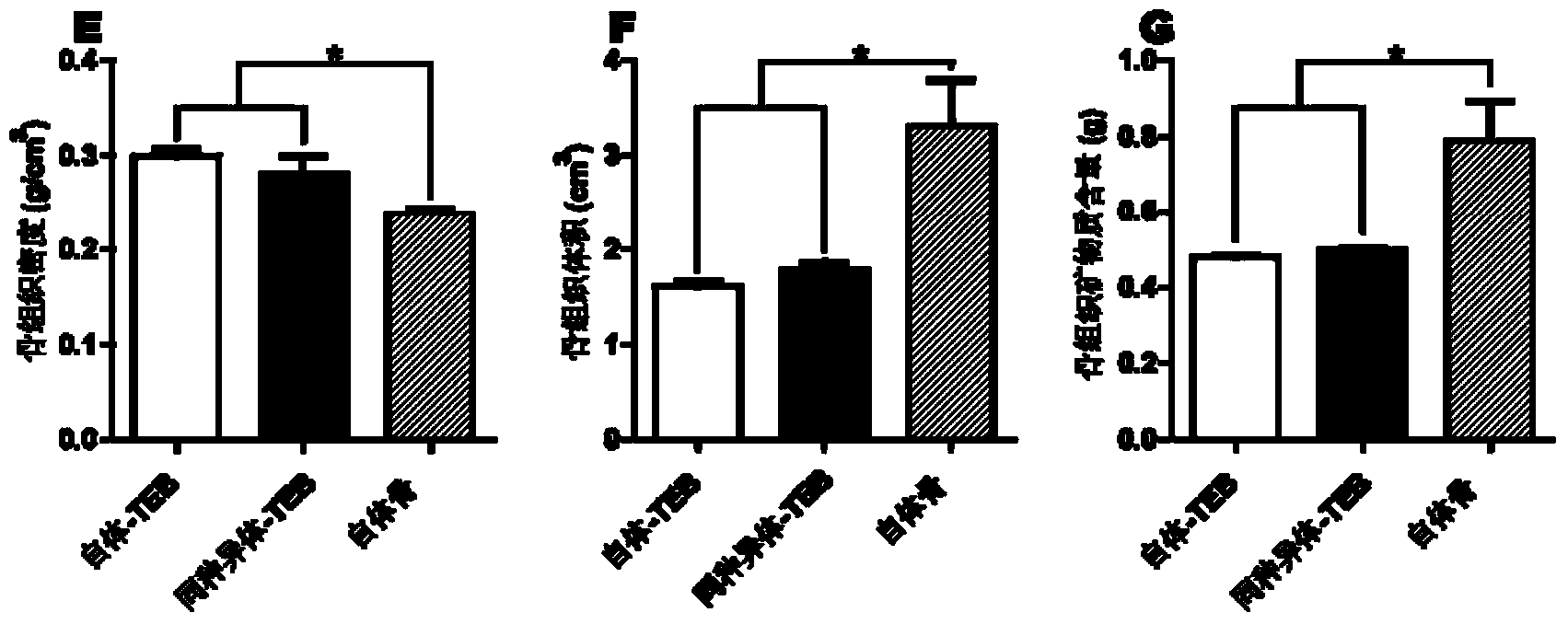 Tissue engineered bone constructed from allogeneic bone marrow mesenchymal stem cells and application thereof