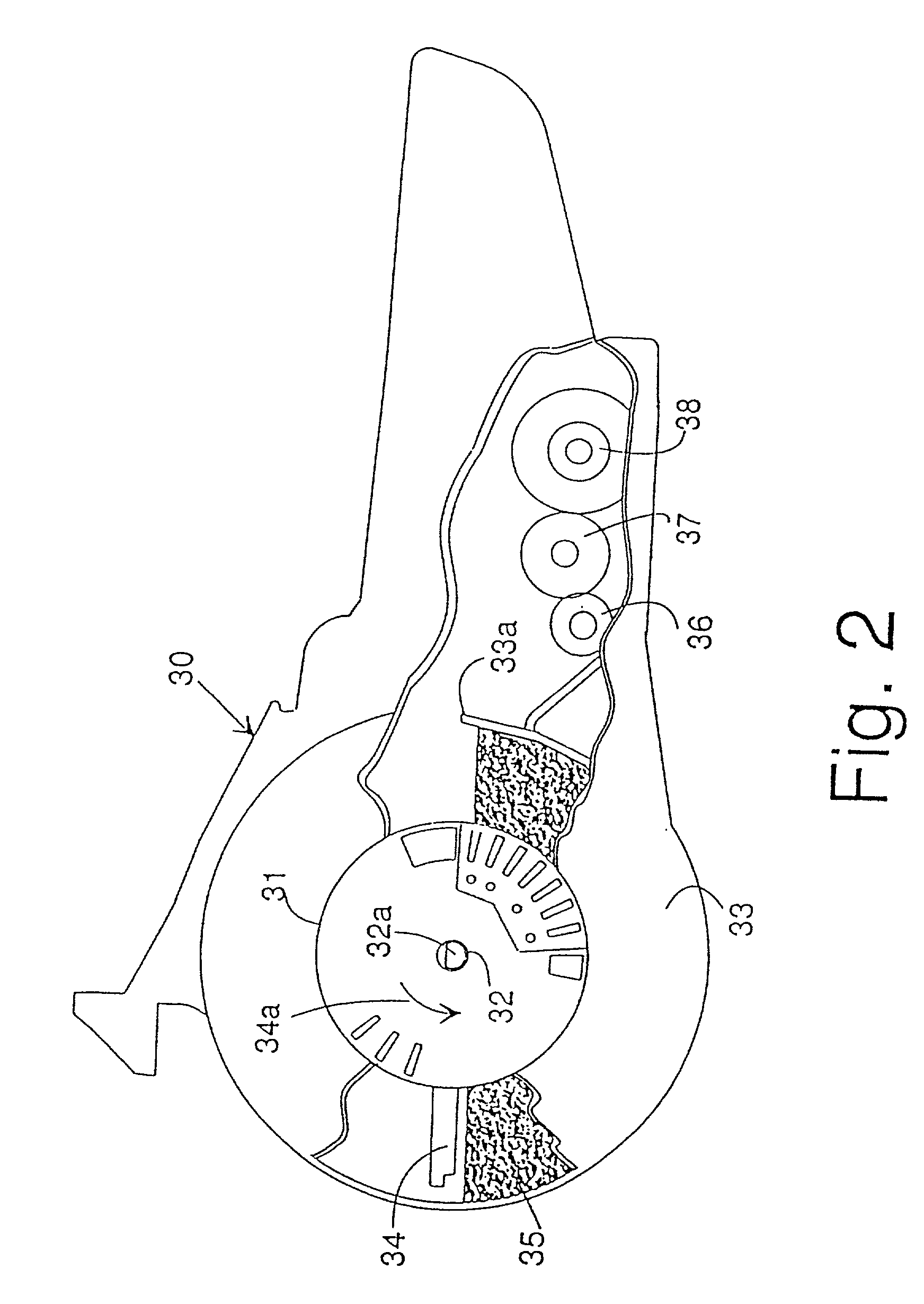 Encoded device for a toner cartridge