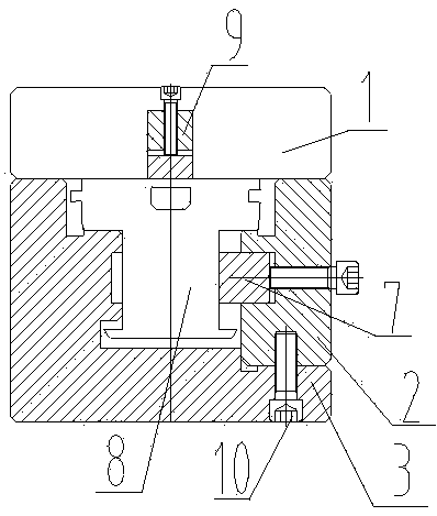 Wind generator stator core pressing device