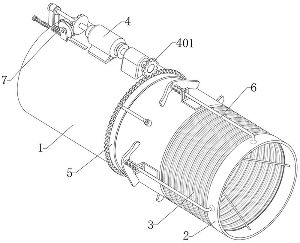 Large underground engineering cavern construction ventilation structure and construction method thereof