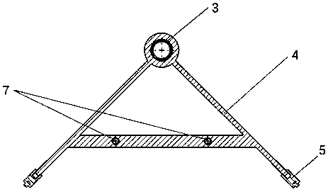 Telescopic gas supply pipeline for slender combustion chamber