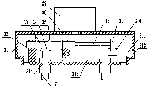 High sealing performance device for mining drill bit polishing