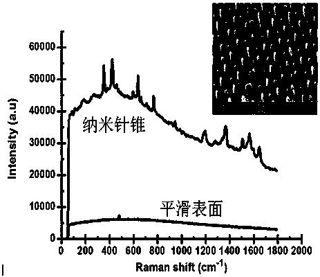 Alumina nanoneedles and their preparation method and application of composite array structure with holes