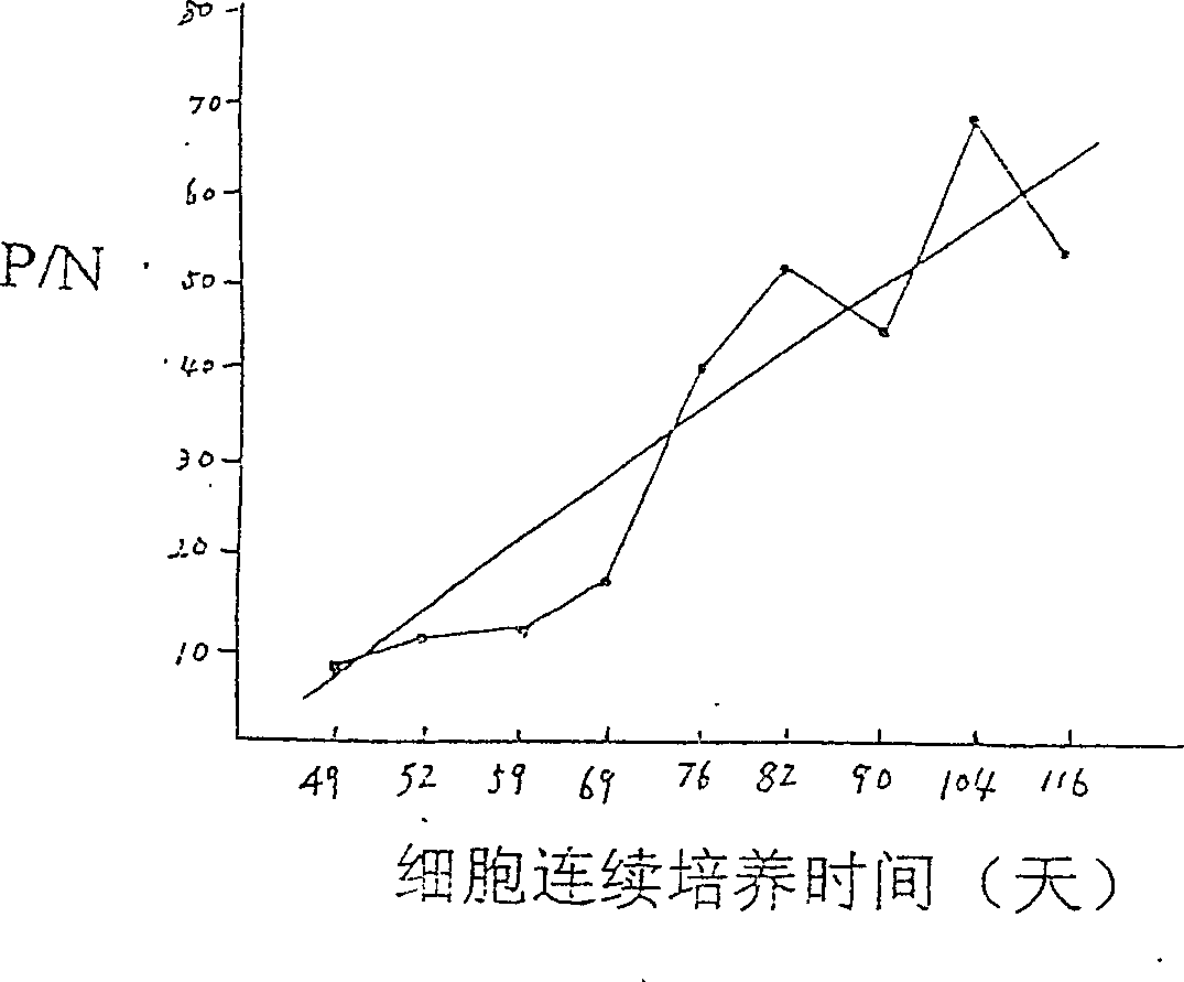 Method for constructing hybridoma cell line of heterogeneity of seereting human monoclonal antibody for anti hepatitis B