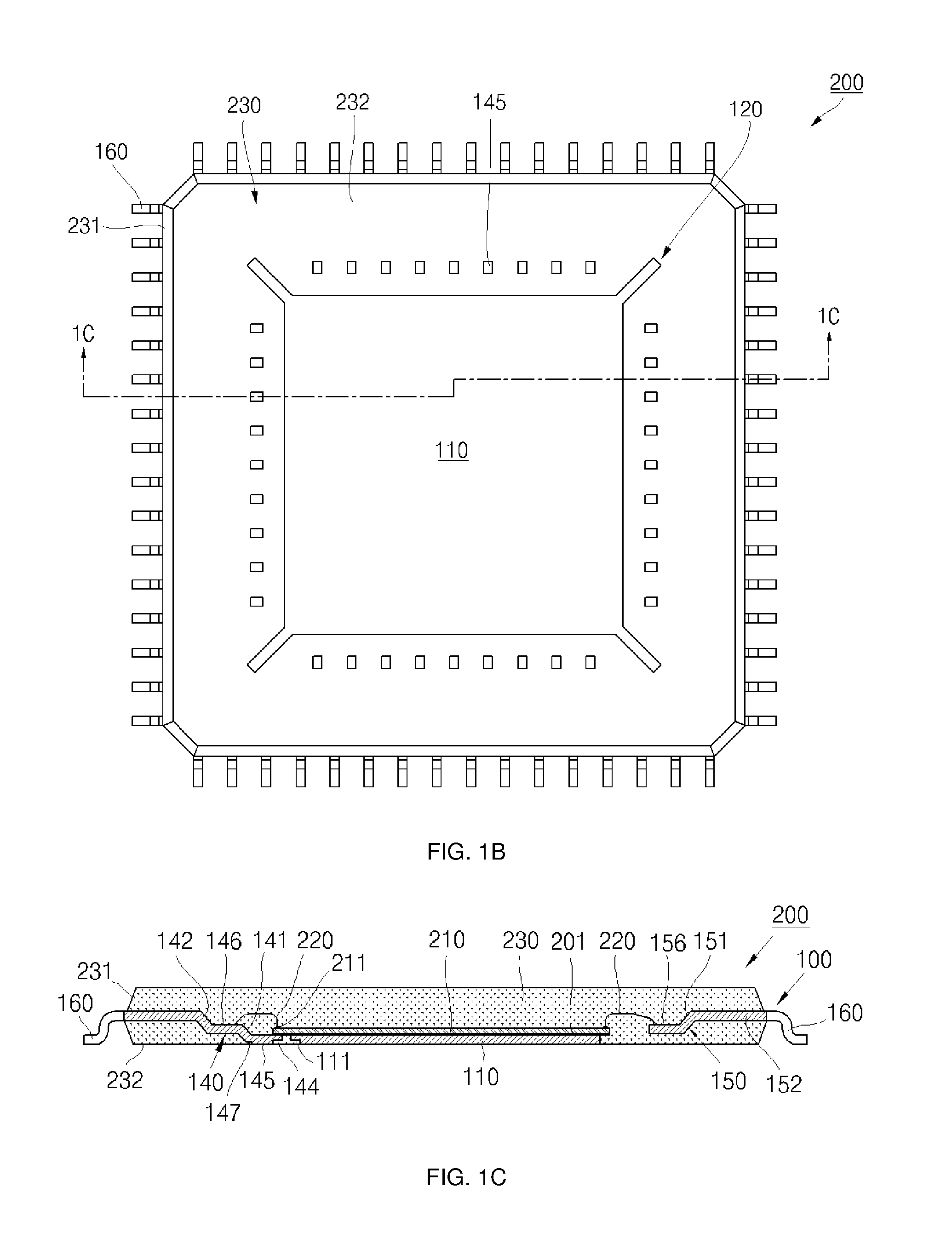 Semiconductor device with increased I/O leadframe