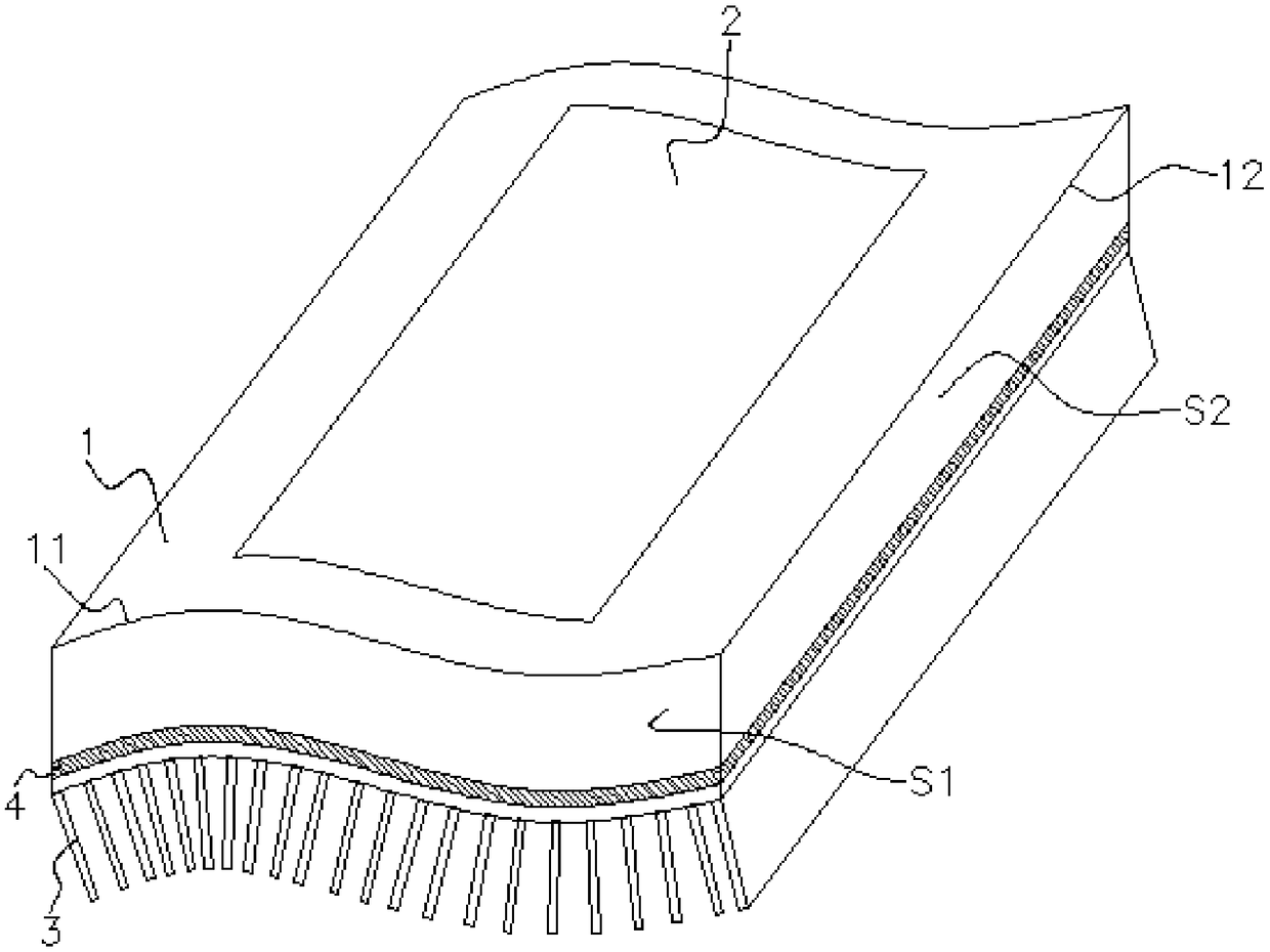 Photovoltaic tile with heat dissipation function